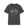 Bike Shirt | MTB Mountain Bike Cycologist Biking | Unisex Soft Style Tee T-Shirt | Embrace Your Vibe