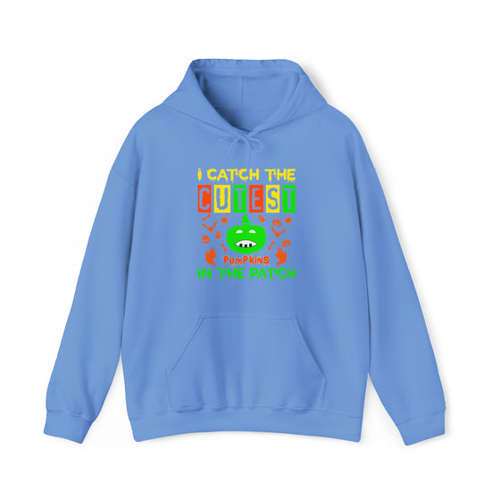 Halloween Sweatshirt | Catch Cutest Pumpkins | Unisex Hooded Hoodie Sweatshirt