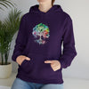 Lake Sweatshirt | Tree of Life Watercolor V4 Color Burst | Unisex Hooded Hoodie Sweatshirt