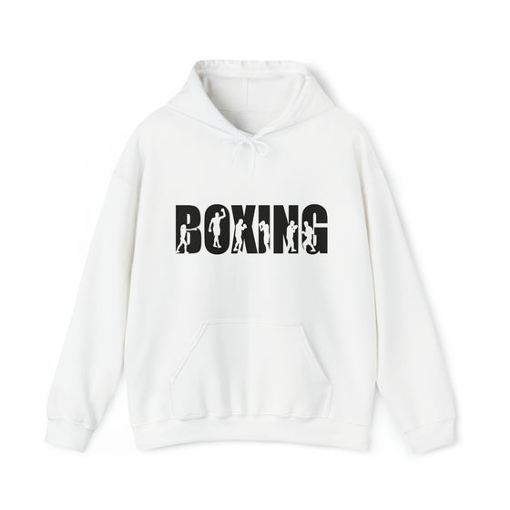 Boxing Silhouette Sport | Unisex Hooded Hoodie Sweatshirt | Embrace Your Vibe