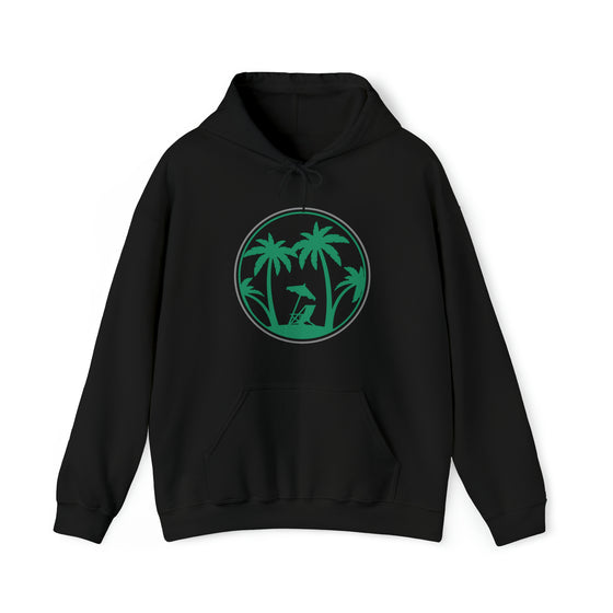Beach Sweatshirt | Tree of Life Palm Beach | Unisex Hooded Hoodie Sweatshirt