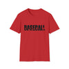 Baseball Sporting Name Athlete Silhouettes  |  Unisex Soft Style T-Shirt | Embrace Your Vibe