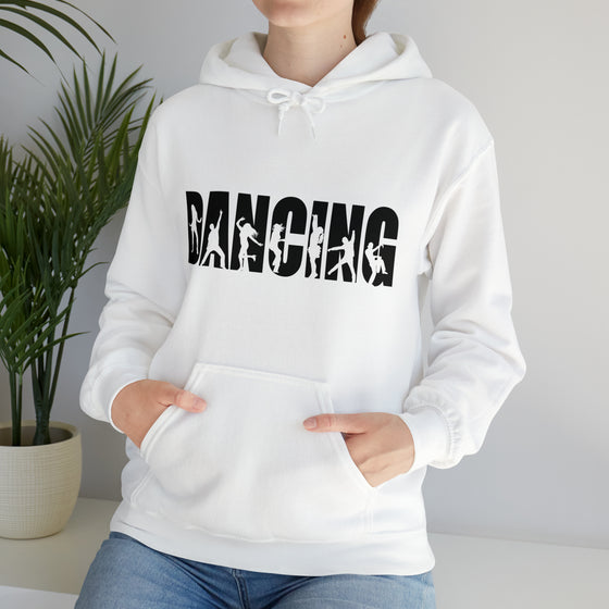 Dancing Dance Sweatshirt | Silhouette Sports Name | Unisex Hooded Hoodie Sweatshirt