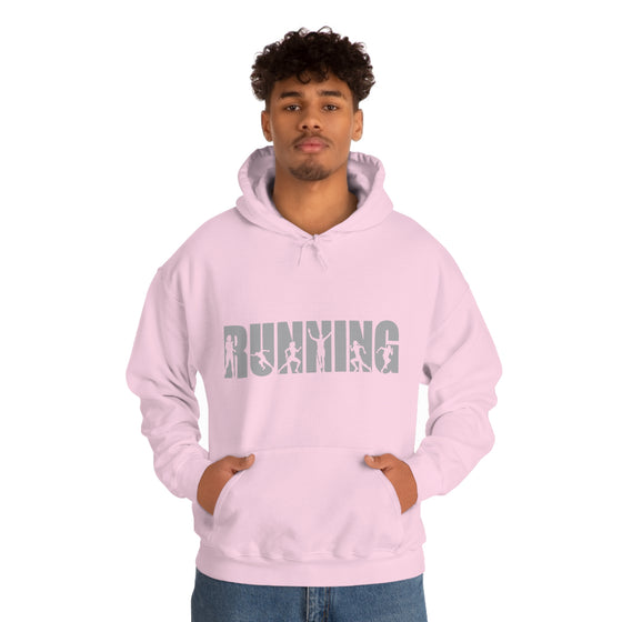 Chill Stitch – Running Sport - Unisex Hooded Hoodie Sweatshirt – Embrace Your Vibe