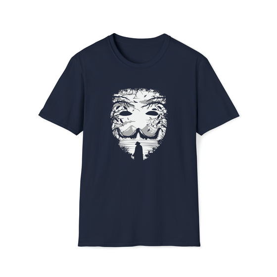 Abstract Shirt | Nature The Mask Fishing | Abstract Unisex Soft Style Tee T-Shirt