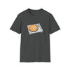 Pizza Scratch Record Player Shirt | Abstract Unisex Soft Style Tee T-Shirt