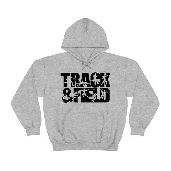 Chill Stitch – Track & Field Sport - Unisex Hooded Hoodie Sweatshirt – Embrace Your Vibe