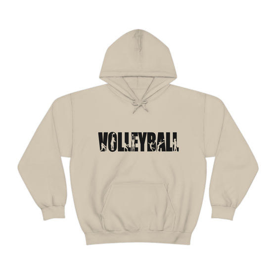 Chill Stitch – Volleyball Sport - Unisex Hooded Hoodie Sweatshirt – Embrace Your Vibe