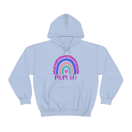 Chill Stitch – Mom Life Rainbow - Unisex Hooded Hoodie Sweatshirt – Embrace Your Vibe