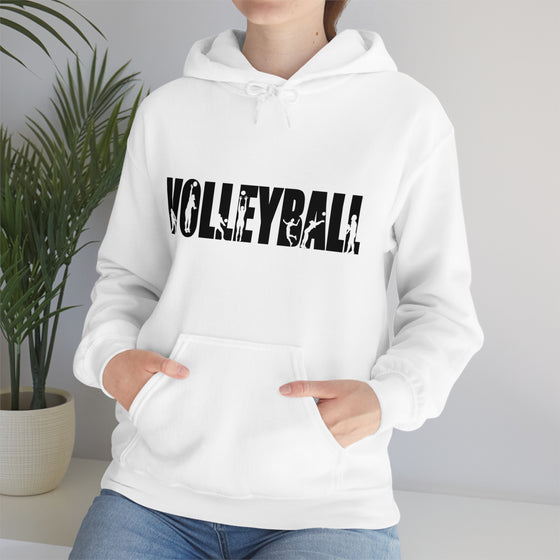 Chill Stitch – Volleyball Sport - Unisex Hooded Hoodie Sweatshirt – Embrace Your Vibe