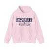 English Teacher Language Arts Sweatshirt | Unisex Hooded Hoodie Sweatshirt