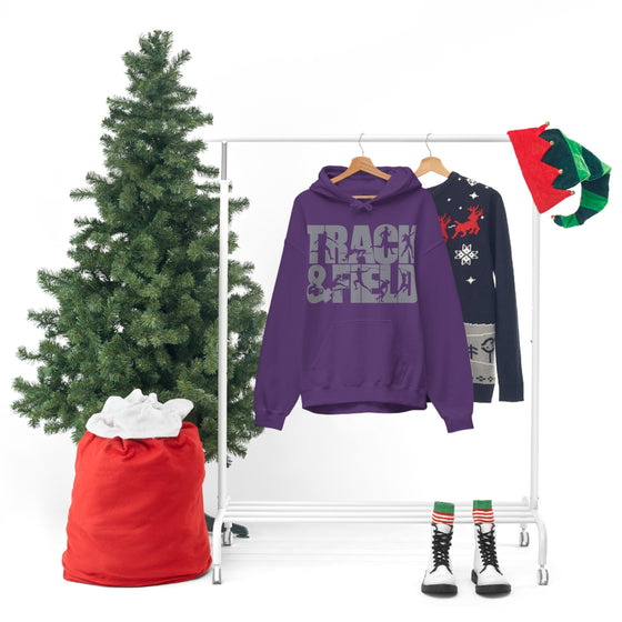 Chill Stitch – Track & Field Sport - Unisex Hooded Hoodie Sweatshirt – Embrace Your Vibe
