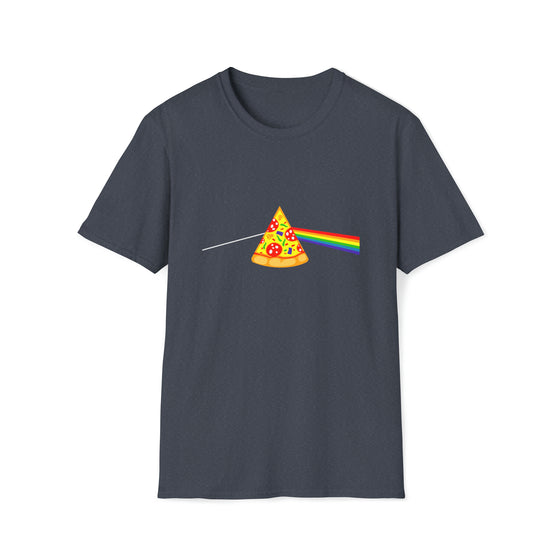 Pizza Prism Rainbow Roygbiv Shirt | Abstract Unisex Soft Style Tee T-Shirt