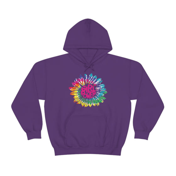 Chill Stitch – Girl Power Tie-Dye - Unisex Hooded Hoodie Sweatshirt – Embrace Your Vibe