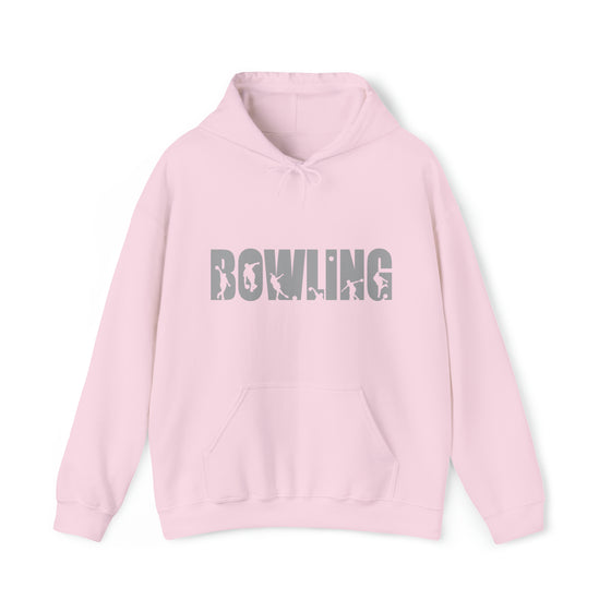 Bowling Silhouette Sport | Unisex Hooded Hoodie Sweatshirt | Embrace Your Vibe