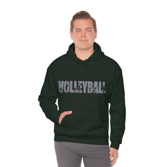 Chill Stitch – Volleyball Sport - Unisex Hooded Hoodie Sweatshirt – Embrace Your Vibe