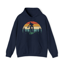  Bike Sweatshirt | MTB Mountain Bike Sunset Sunrise | Unisex Hooded Hoodie Sweatshirt