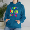 Hippie Sweatshirt | Trippy Hippie Sunglasses | Unisex Hooded Hoodie Sweatshirt