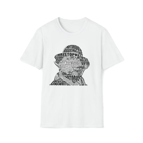 Notorious Big Rapper | Unisex Soft Style Tee T-Shirt | Calligram Word Design
