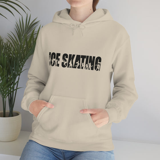 Chill Stitch – Ice Skating Sport - Unisex Hooded Hoodie Sweatshirt – Embrace Your Vibe