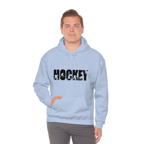 Chill Stitch – Hockey Sport - Unisex Hooded Hoodie Sweatshirt – Embrace Your Vibe