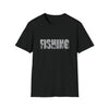 Fishing Fish Sporting Name Athlete Silhouettes  |  Unisex Soft Style T-Shirt  |  Embrace Your Vibe