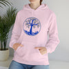 Beach Hoodie | Tree of Life Blues | Unisex Hooded Hoodie Sweatshirt