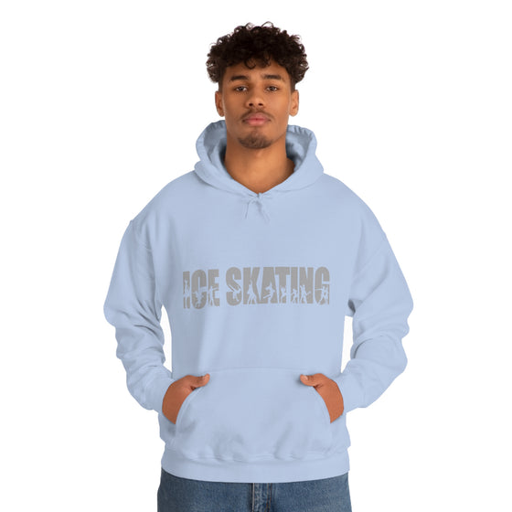 Chill Stitch – Ice Skating Sport - Unisex Hooded Hoodie Sweatshirt – Embrace Your Vibe