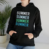 Summer Sweatshirt | Summer Living Summertime | Unisex Hooded Hoodie Sweatshirt