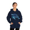 Floral Mandala Sea Turtle Sweatshirt | Unisex Hooded Hoodie Sweatshirt