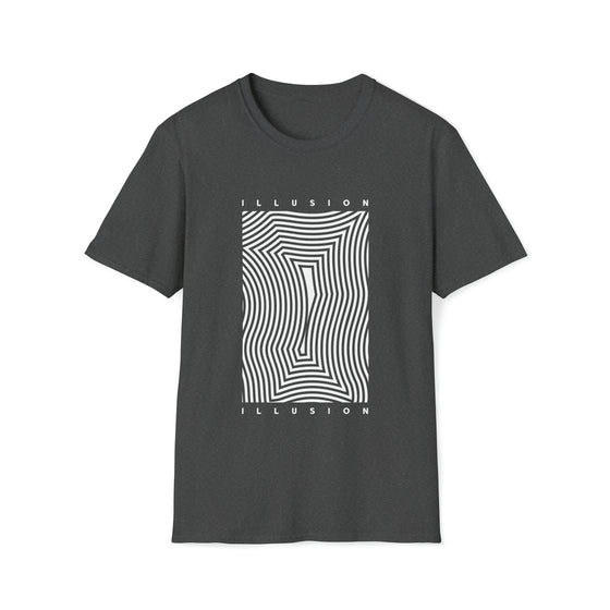 Abstract Shapes Fingerprints Portal V28 | Unisex Soft Style Tee T-Shirt | Embrace Your Vibe
