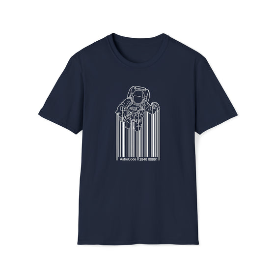Astrocode Space Funny | Abstract | Minimalist | Modern | Unisex Soft Style Tee T-Shirt | Embrace Your Vibe