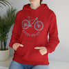 Bike Sweatshirt | MTB Mountain Bike Cycologist Biking | Unisex Hooded Hoodie Sweatshirt