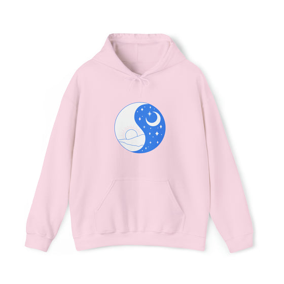 Yoga Shirt | Ying Yang Sun Moon | Unisex Hooded Hoodie Sweatshirt