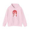 David Bowie | Unisex Hooded Hoodie Sweatshirt | Embrace Your Vibe | Calligram Word Design