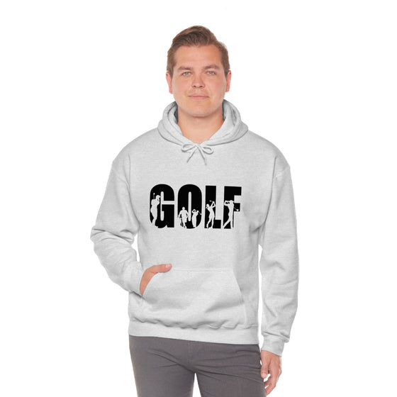 Chill Stitch – Golf Sport - Unisex Hooded Hoodie Sweatshirt – Embrace Your Vibe