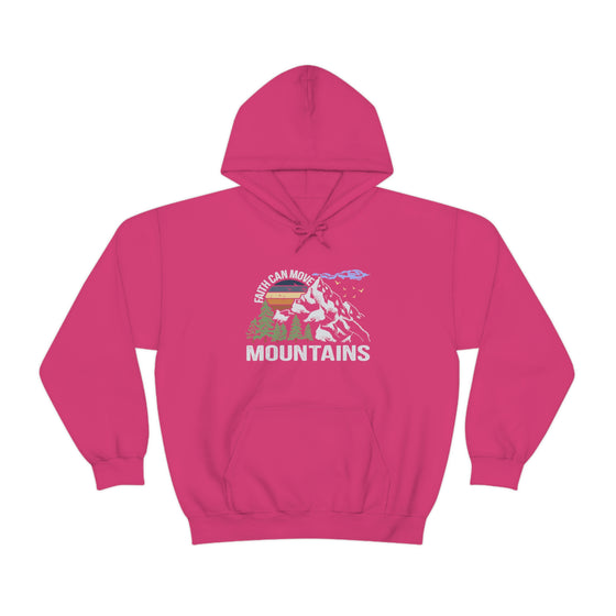 Faith Move Mountains Sweatshirt | Unisex Hooded Hoodie Sweatshirt
