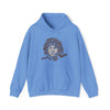 Jim Morrison | Unisex Hooded Hoodie Sweatshirt | Calligram Word Design
