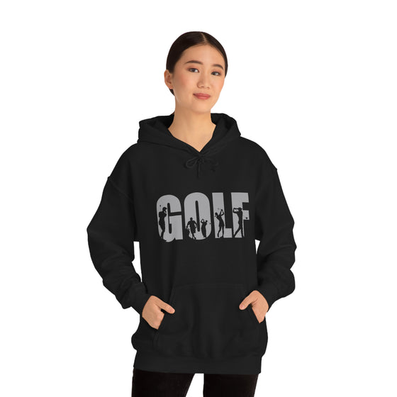 Chill Stitch – Golf Sport - Unisex Hooded Hoodie Sweatshirt – Embrace Your Vibe