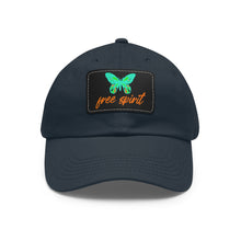  Free Spirit Butterfly Hat | Leather Patch Baseball Cap