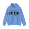 Bike Sweatshirt | MTB Mountain Bike Life Better Ride | Unisex Hooded Hoodie Sweatshirt