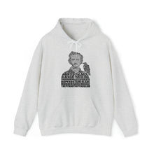  Edgar Alan Poe Poet | Unisex Hooded Hoodie Sweatshirt | Embrace Your Vibe | Calligram Word Design