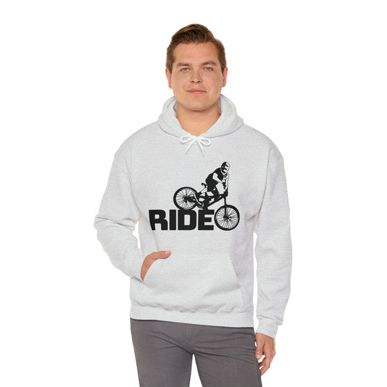 Bike Sweatshirt | MTB Mountain Bike Ride Biking | Unisex Hooded Hoodie Sweatshirt