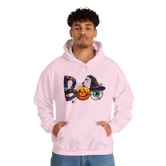 Halloween Sweatshirt | Boo Eyeball | Unisex Hooded Hoodie Sweatshirt