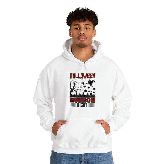 Halloween Sweatshirt  | Horror Night | Unisex Hooded Hoodie Sweatshirt