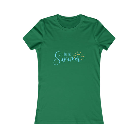 Beach Lake Life Hello Summer | Women’s Bella Canvas T-shirt | Soft Style Tee T-Shirt | Embrace Your Vibe