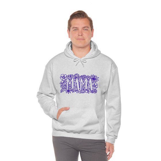 Flower Lattice Mama Sweatshirt | Unisex Hooded Hoodie Sweatshirt