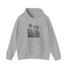 Blues Brothers | Unisex Hooded Hoodie Sweatshirt | Embrace Your Vibe | Calligram Word Design