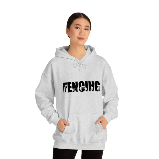 Fencing Sport Sweatshirt | Unisex Hooded Hoodie Sweatshirt