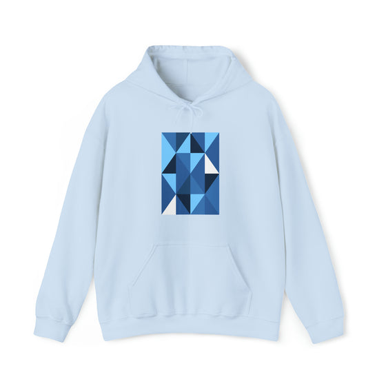 Abstract Shapes V21Geometric Diamonds | Abstract | Minimalist | Modern | Unisex Hooded Hoodie Sweatshirt | Embrace Your Vibe